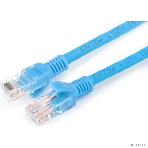 Патч-корд LSZH медный UTP Cablexpert PP30-10M/B cat.5e, 10м, литой, многожильный, синий, фото 1