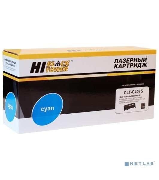Расходные материалы Hi-Black CLT-C407S(CLP320/325C) Картридж для  Samsung CLP320/320N/CLX-3185/3185N/FN C с чипом   
