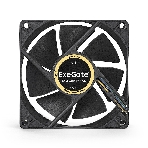Вентилятор для корпуса ExeGate E08025H4P-PWM черный, 80 мм, 2300 об/мин, 23 дБ, 4 pin, фото4