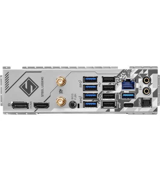 Материнская плата ASRock B650 Steel Legend WiFi, AM5, AMD B650, 4xDDR5, 4xSATA, 3xM.2, 1xPCIe 5.0 x16, 1xPCIe 3.0 x16, 1xPCIe 4.0 x1, 1xHDMI, 1xDP, 1x2.5Gb LAN, Wi-Fi 6E, Bluetooth 5.2, 1xUSB-C 20Gbps, 1xUSB-A 10Gbps, 4xUSB-A 5Gbps, 4xUSB-A 2.0, 2x3.5 мм, 7.1, ATX