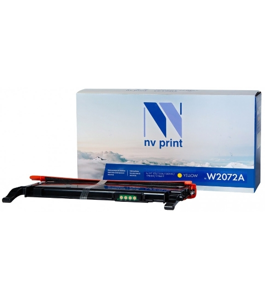 Картридж NVPrint совместимый NV-W2072A Yellow для HP 150/150A/150NW/178NW/179MFP (700k)