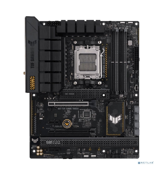 Материнская плата ASUS TUF GAMING B650-PLUS WIFI, AM5, AMD B650, 4xDDR5, 4xSATA, 3xM.2, 1xPCI-E 4.0 x16, 1xPCI-E 4.0 x4, 2xPCI-E x1, 1xHDMI, 1xDP, 1x 2.5Gb LAN, 2xUSB-A 3.2 Gen 2, 4xUSB-A 2.0, 1xUSB-C 3.2 Gen 2, 5x3.5 мм, 7.1, ATX