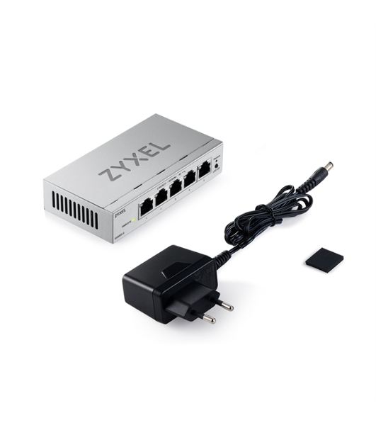 Коммутатор ZYXEL Web-managed Gigabit Switch Zyxel GS1200-5v3, 5xRJ-45: 1G, desktop, fanless