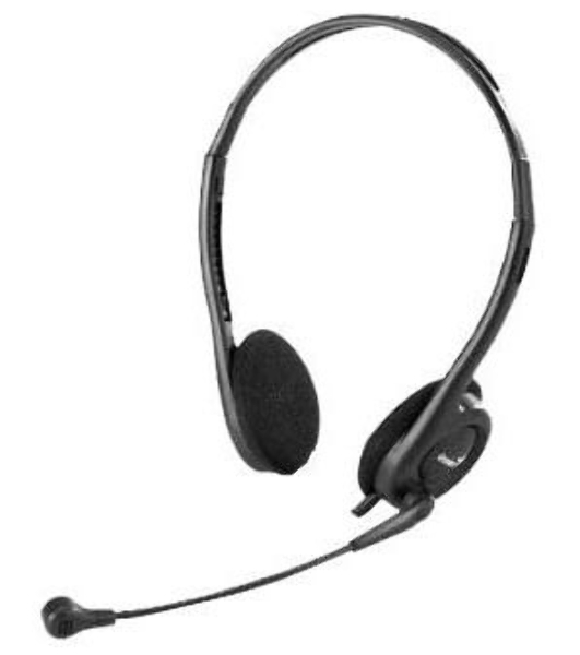 Гарнитура Genius HS-200C черный, проводная