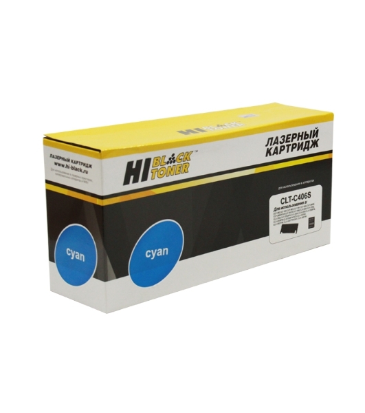 Расходные материалы Hi-Black CLT-C406S Картридж для  Samsung CLP-360/365/368/CLX-3300/3305/3307, C, 1500 стр.