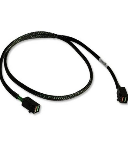 Кабель LSI CBL-SFF8643-10M (LSI00405) 100 см,наконечники: SFF8643(контроллер)-SFF8643(корзина)