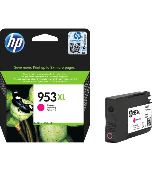 Картридж струйный HP 953XL F6U17AE пурпурный для HP OJP 8710/8715/8720/8730/8210/8725 (1600 стр.)