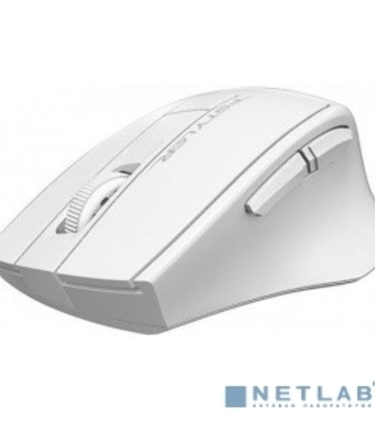 Мышь беспроводная A4Tech Fstyler FG30 белый/серый, 2000 dpi, радиоканал, USB, кнопки - 5