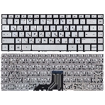 Клавиатура для ноутбука HP Envy 13-AD серебристая с подсветкой, фото3