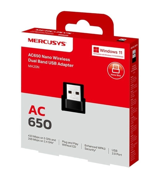 Адаптер Wi-Fi/AC650 Nano Wi-Fi USB Adapter