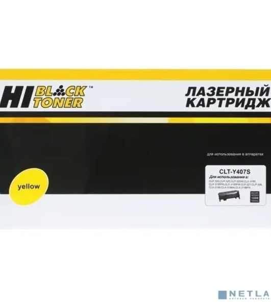 Расходные материалы  Hi-Black CLT-Y407S Картридж для  Samsung CLP320/320N/CLX-3185/3185N/FN Y с чипом