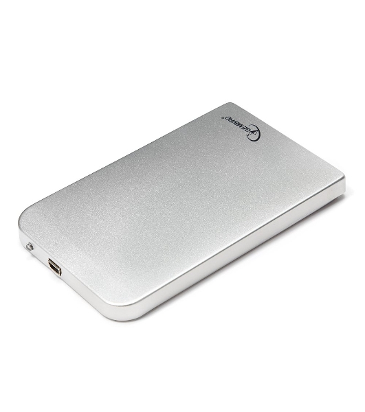 Внешний корпус для HDD Gembird EE2-U2S-41-S 2.5' EE2-U2S-41, серебро, USB 2.0, SATA, металл