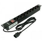 Блок распределения питания NTSS NTSS-PDU-DA1017 гор.размещ. 8xSchuko базовые 10A C14 2м, фото4