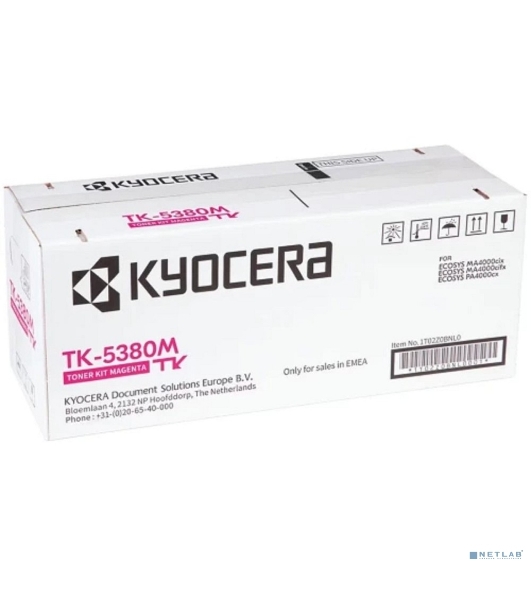 Картридж лазерный Kyocera TK-5380M 1T02Z0BNL0 пурпурный (10000 стр.) для Kyocera PA4000cx/MA4000cix/MA4000cifx