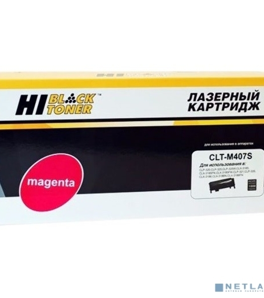 Расходные материалы Hi-Black CLT-M407S Картридж для  Samsung CLP320/320N/CLX-3185/3185N/FN M с чипом      