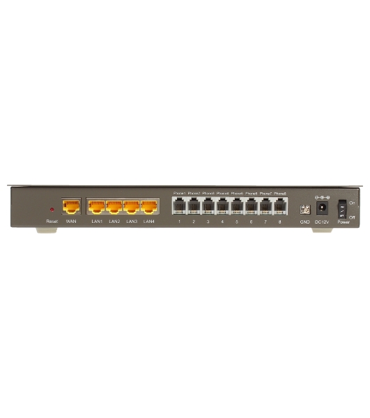 Интернет-телефония D-Link DVG-5008SG/A1A Голосовой шлюз с 8 FXS-портами, 1 WAN-портом 10/100/1000Base-T и 4 LAN-портами 10/1000Base-T