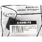 Переходник Gembird Переходник HDMI-microHDMI 19F/19M, золотые разъемы, пакет, фото4