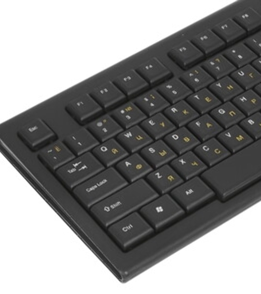 Клавиатура проводная Gembird KB-8354U-BL USB, черный