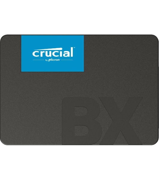 Накопитель SSD Crucial BX500, 500Gb, 2.5', SATA III, R/W 550/500