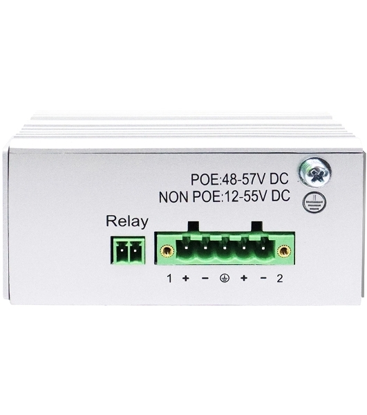 Коммутатор Unmanaged Industrial Switch 4x1000Base-T PoE, 2x1000Base-X SFP, PoE Budget 120W, Surge 4KV, -40 to 75°C