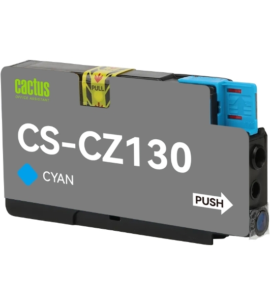 Картридж струйный Cactus CS-CZ130 №711 голубой (26 мл) для HP DesignJet T120/T520