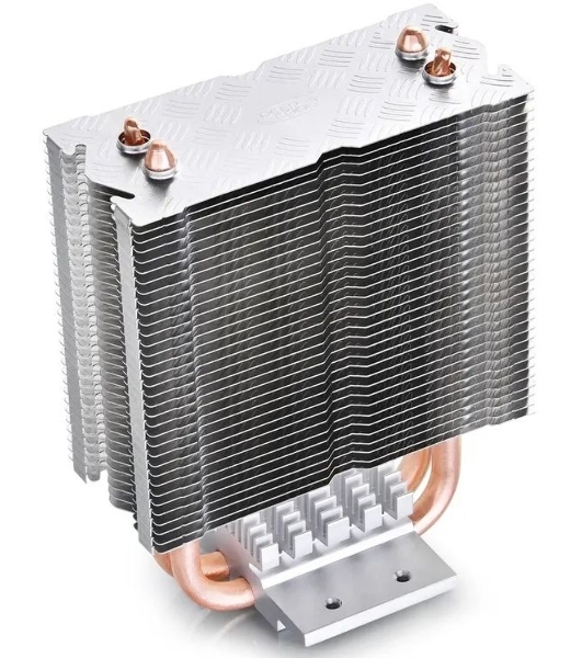 Кулер для процессора DEEPCOOL ICE EDGE MINI FS V2.0 синий, 80 мм, алюминий/медь, 2200 об/мин, 24.7 дБ, 3 pin, 100 Вт, 112 мм