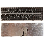 Клавиатура для ноутбука Lenovo IdeaPad Z560 Z565 G570 G770 черная с серой рамкой, фото4
