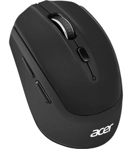 Мышь беспроводная Acer OMR040 черный, 1600 dpi, радиоканал, USB, кнопки - 6