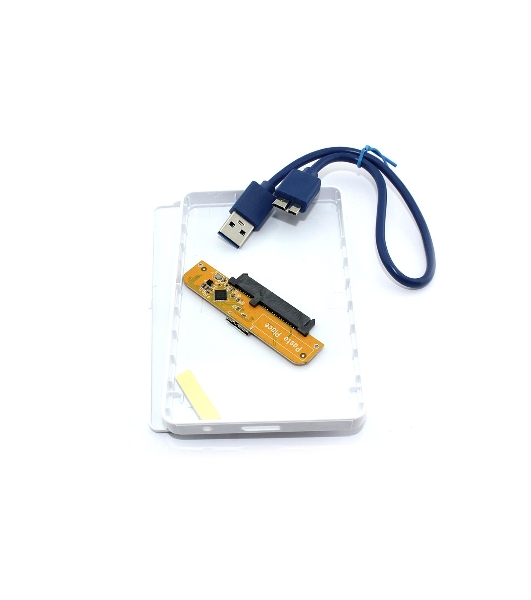 Корпус для жесткого диска Amperin AM25U3PW 2,5', USB 3.0, пластиковый, белый 5 шт