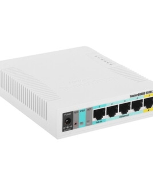 Роутер беспроводной MikroTik RB951UI-2HND N300 10/100BASE-TX белый