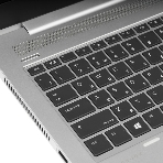 Клавиатура для ноутбука HP EliteBook 850 G5 755 G5 черная с серой рамкой, подсветкой и указателем, фото6