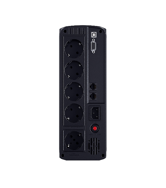 Источник бесперебойного питания CyberPower VP1600ELCD/1600 ВА/960 Вт/USB/RS-232/RJ-11/RJ-45/5 х CEE 7 (евророзетка)