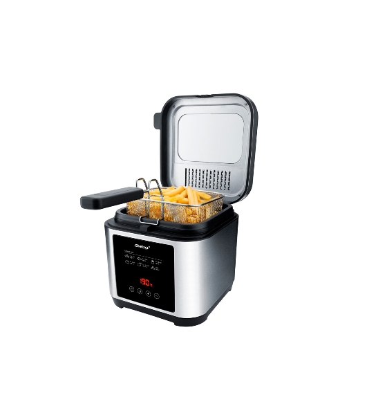 Фритюрница-фондю Steba DF 150 F серебристый/чёрный, 1200 Вт, 2.5 л, 0.8 кг, таймер
