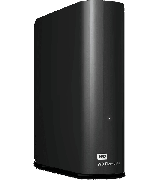 Внешний HDD 3.5' Western Digital Elements Desktop, 18TB, USB 3.2 Gen 1 Type-A, 5400 rpm, черный
