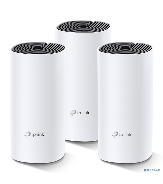 Бесшовный Mesh роутер TP-Link Deco M4 (DECO M4(3-PACK)) AC1200 10/100/1000BASE-TX (упак.:3шт)