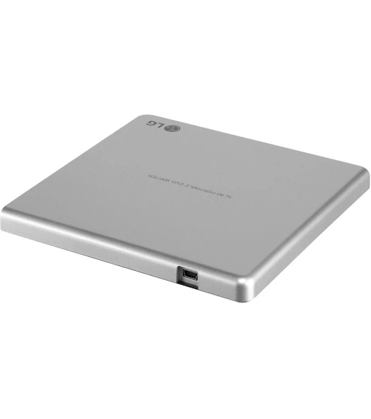Оптический привод DVD-RW LG GP57ES40 серебристый USB внешний