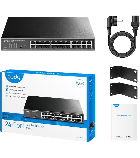 Коммутатор Cudy GS1024, 24×1 Гбит/с