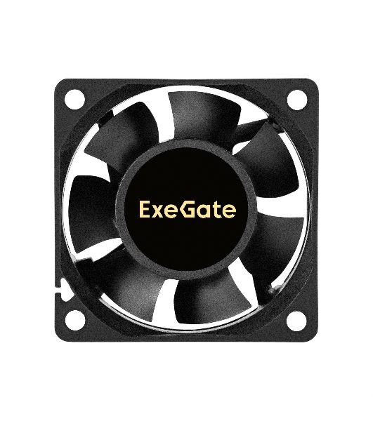 Вентилятор для корпуса ExeGate EX06025S3P-5 черный, 60 мм, 3500 об/мин, 25.3 дБ, 3 pin