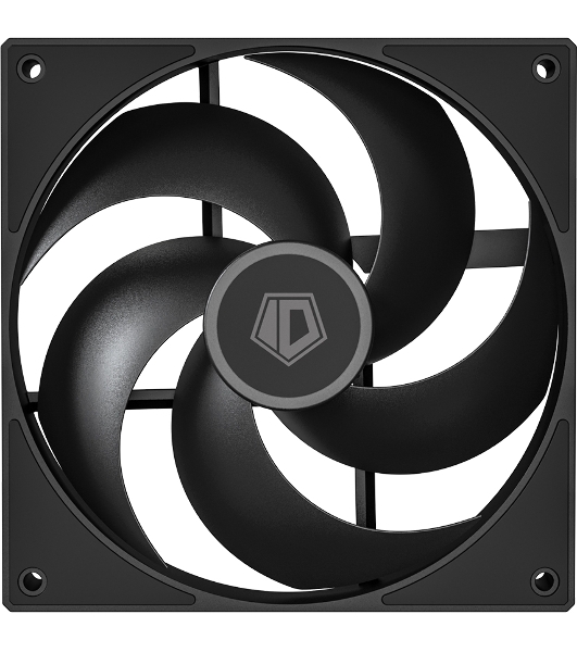 Вентилятор для корпуса ID-Cooling AS-140-K черный, 140 мм, 1800 об/мин, 24.9 дБ, 4 pin