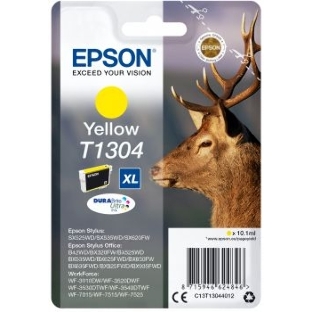 Картридж струйный Epson C13T13044012 желтый для Epson SX525WD/SX535WD/B42WD/BX320FW/BX625FWD/BX635FWD/WF-7015/7515/7525 (10.1мл)