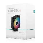 Кулер для процессора DEEPCOOL AG400 BK ARGb черный, 120 мм, алюминий/медь, 2000 об/мин, 31.6 дБ, 4 pin, 220 Вт, 150 мм, фото2