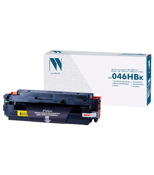 Картридж лазерный NVPrint совместимый NV-046H черный для Canon i-SENSYS LBP653Cdw/LBP654Cx/MF732Cdw/MF734Cdw/MF735Cx (6300k)