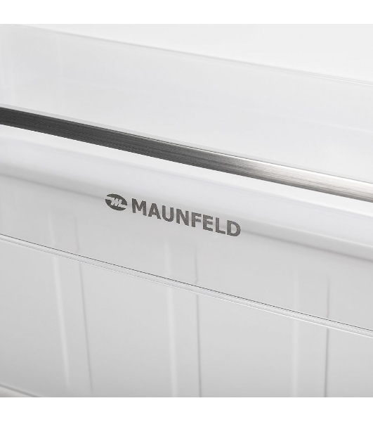 Холодильник Maunfeld MFF176SFW белый двухкамерный 187/75л морозилка снизу, ручная разморозка