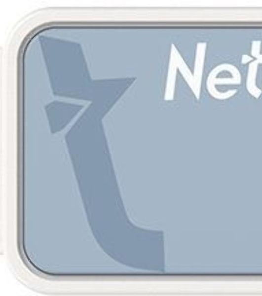 Флешка USB Netac UA31 (NT03UA31N-032G-20BL), 32Gb, USB 2.0, R/W 110/45, синий/белый