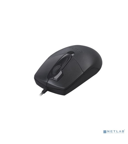 Мышь проводная A4Tech OP-730D черный, 1200 dpi, USB, кнопки - 4