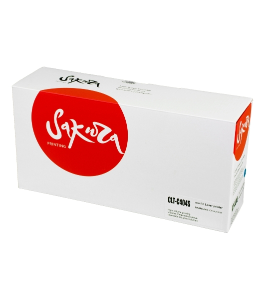 Картридж лазерный Sakura CLTC404S для Samsung SL-C430/SL-C480, синий, 1500 к.