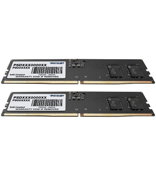 Оперативная память Patriot Signature, DDR5, 32GB (2x16 GB), 4800 MHz, CL40, DIMM