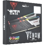 Оперативная память Patriot Viper Venom, DDR5, 32Gb (2x16Gb), 6400MHz, CL32, DIMM, с радиаторами, RGb, черный, фото6