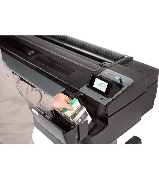 Плоттер HP DesignJet Z9+ PS Printer (44',9 colors, pigment ink, 2400x1200dpi,128 Gb(virtual),500 Gb HDD, GigEth/host USB type-A,stand,single sheet and roll feed,autocutter, PS, 1y warr)