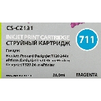 Картридж струйный Cactus CS-CZ131 №711 пурпурный (26 мл) для HP DesignJet T120/T520, фото4